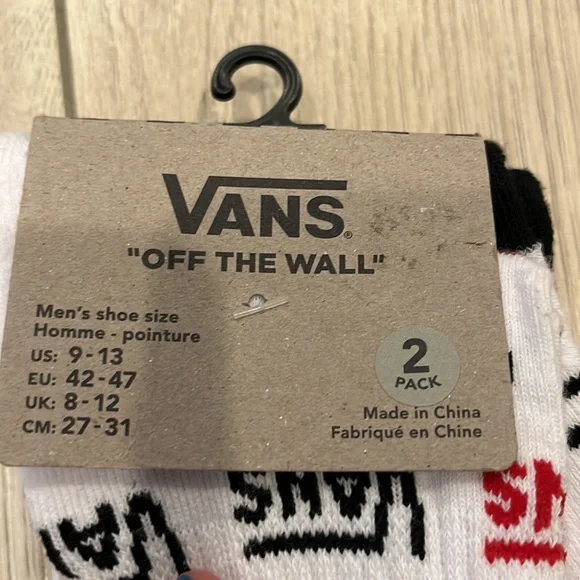 Vans two pack socks - Picture 2 of 4